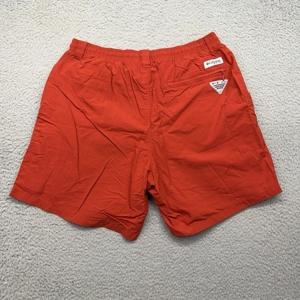 Columbia PFG FM4009 Mens Small 6L Red Backcast III Omni-Shade Water Shorts